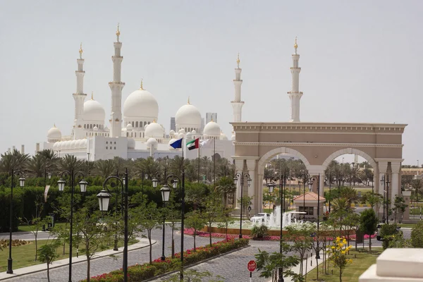 Abu Dhabi Sheikh Zayed Moschea Bianca — Foto Stock