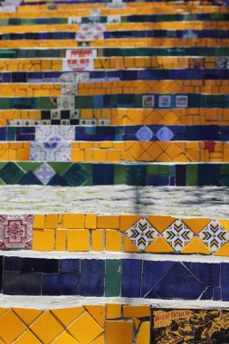 Escadaria Selaron renkli merdiven