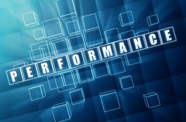 performans mavi cam küpler