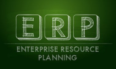 ERP, kurumsal kaynak planlaması tahtaya