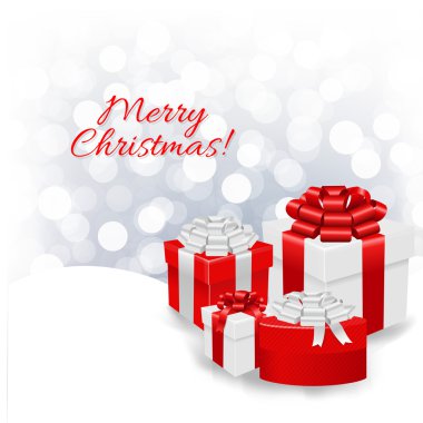 Hediye kutuları ile Xmas duvar kağıdı