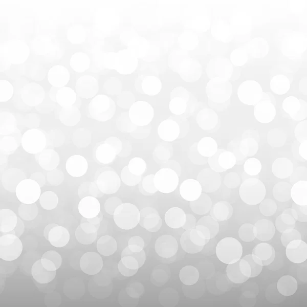 Silver Bokeh Wallpaper — Stock Vector