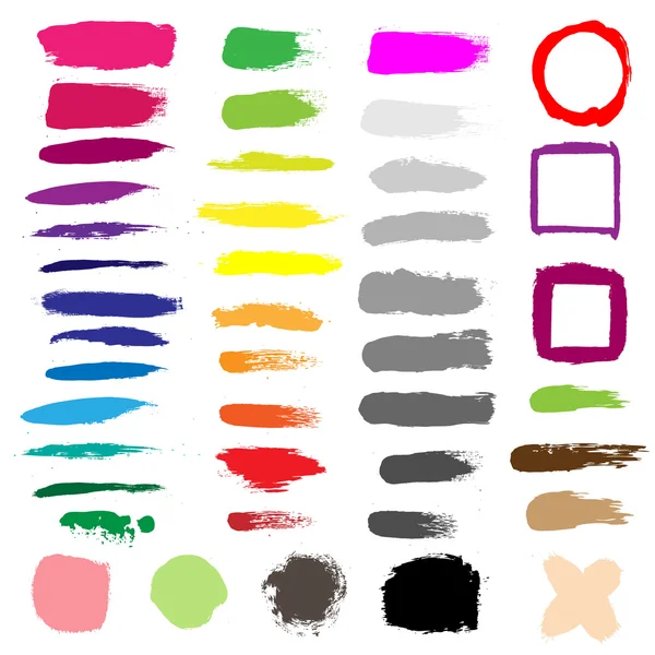 Kleurrijke Blobs Set — Stockvector