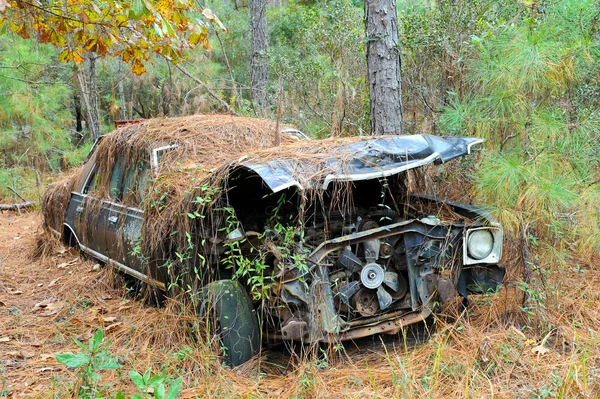 Abandonado sucata de carro — Fotografia de Stock