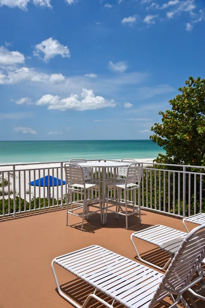 Strandterrasse — Stockfoto