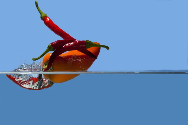 paprika and pepper splash