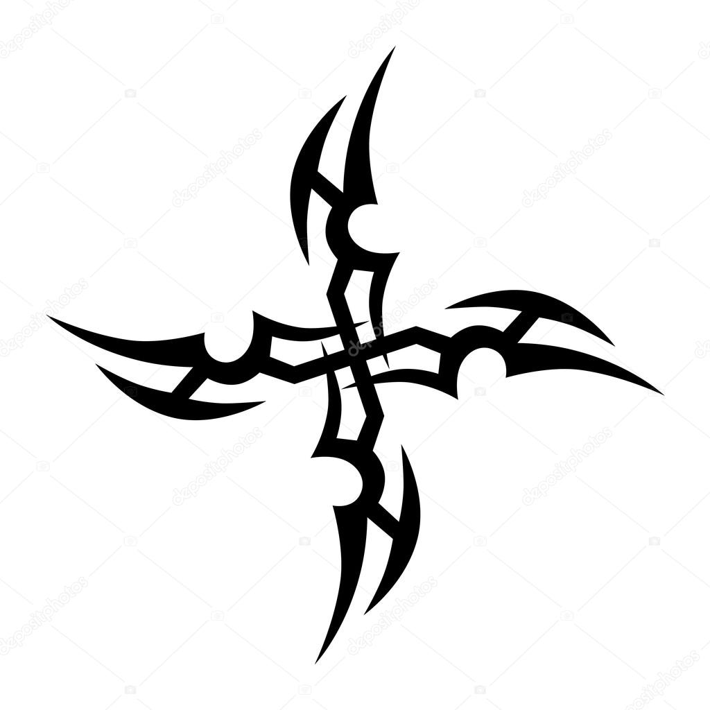 Pattern. Design. Tattoo. Ornament — Stock Vector © 1rudvi #90107016