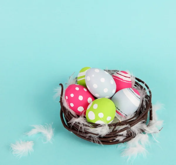 Easter Eggs helder en kleurrijk — Stockfoto