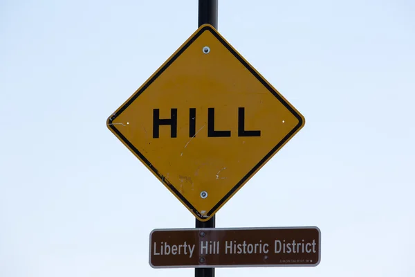 San Francisco znak Hill — Zdjęcie stockowe