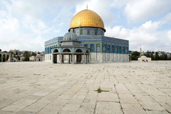 Templo Montanha Jerusalém Cúpula Rocha — Fotografia de Stock