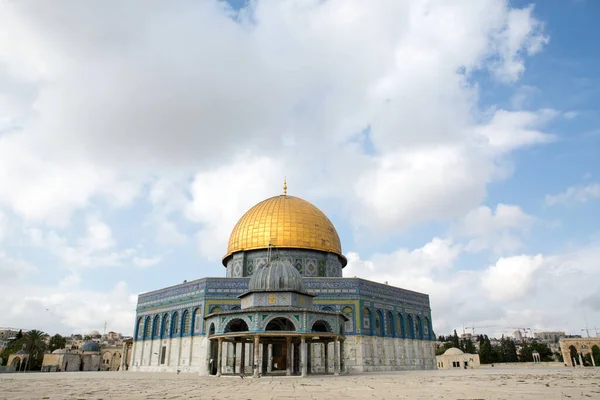 Tempelberget Jerusalem Klippans Kupol — Stockfoto