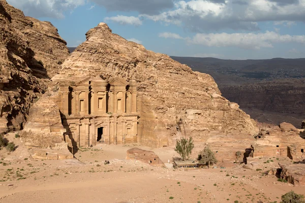 Klasztor w Petrze, jordan — Zdjęcie stockowe