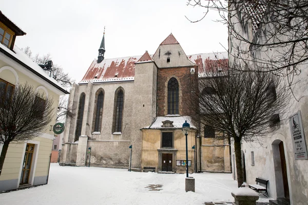 Ceske Budejovice huizen — Stockfoto