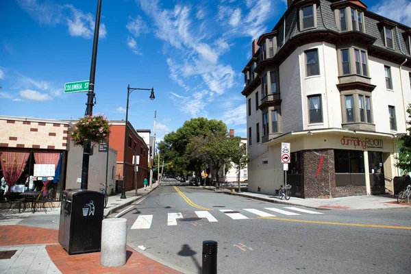 Rua cambrige em Massachusetts — Fotografia de Stock