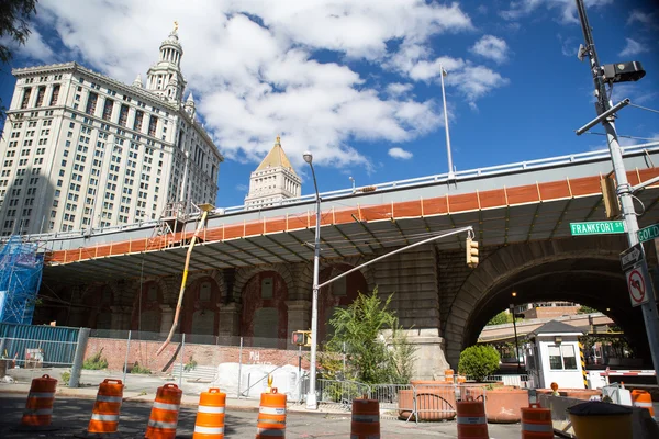 Pasarela puente de Brooklyn — Foto de Stock