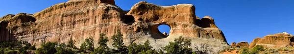 Baner Internetowy Parku Narodowego Arches Utah — Zdjęcie stockowe