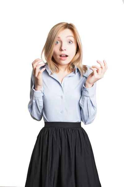 şaşırmış kadın portresi