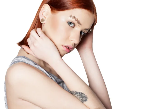 güzel kızıl saçlı kız 