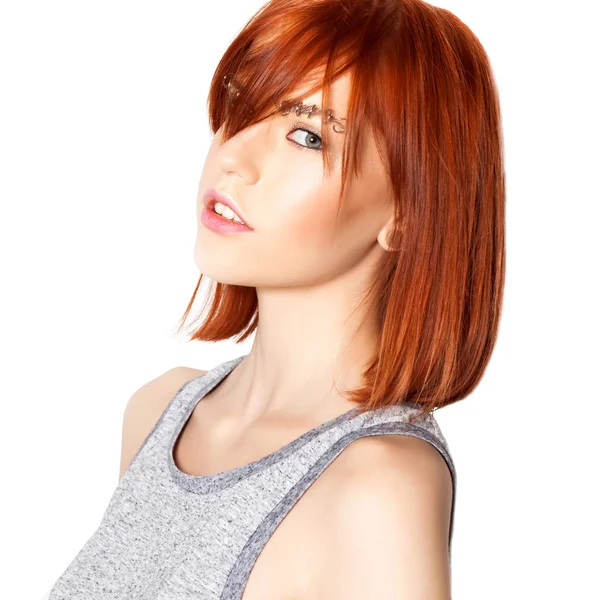 Kızıl saçlı kadın