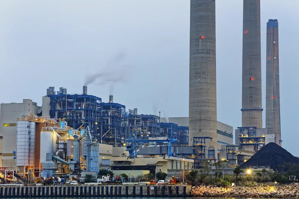 Construção da indústria de centrais eléctricas — Fotografia de Stock