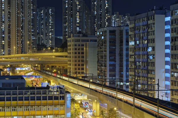 Hong Kong City at night — Stock Photo, Image