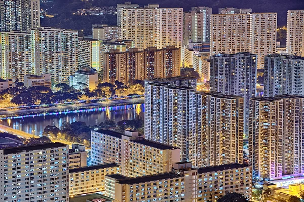 Hong Kong di notte — Foto Stock