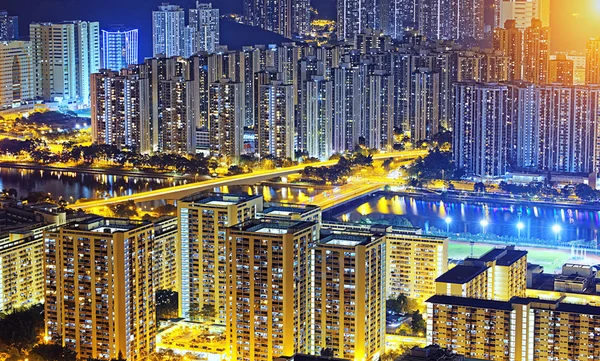 Edifícios residenciais em Hong Kong — Fotografia de Stock