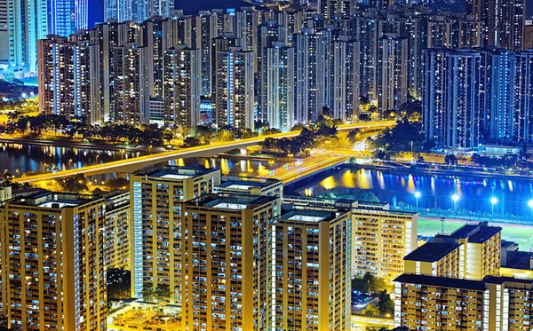 Residentiële gebouwen in hong kong — Stockfoto