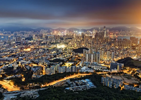 Edifícios residenciais em Hong Kong — Fotografia de Stock