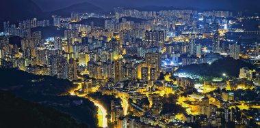 Hong kong modern şehir
