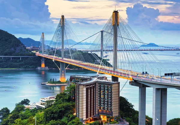 Hong kong traffic highway — Stock Photo, Image