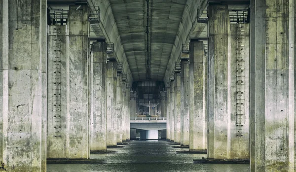 View under bridge — Stock Photo, Image