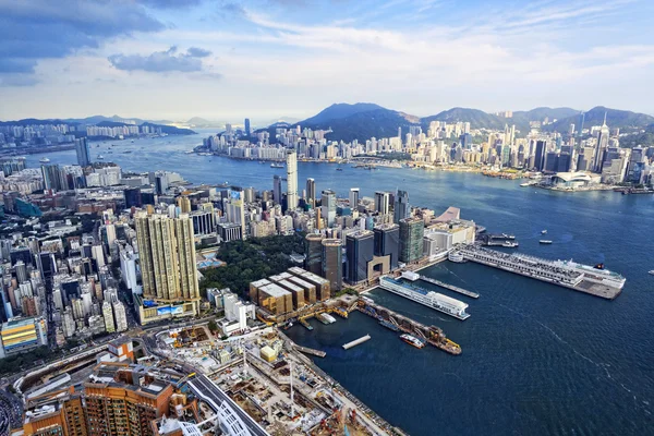 Hong kong in het Bedrijfscentrum — Stockfoto