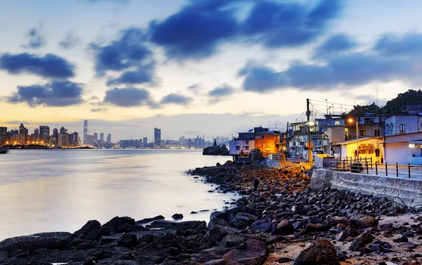 Sonnenuntergang im hong kong fishing tal — Stockfoto