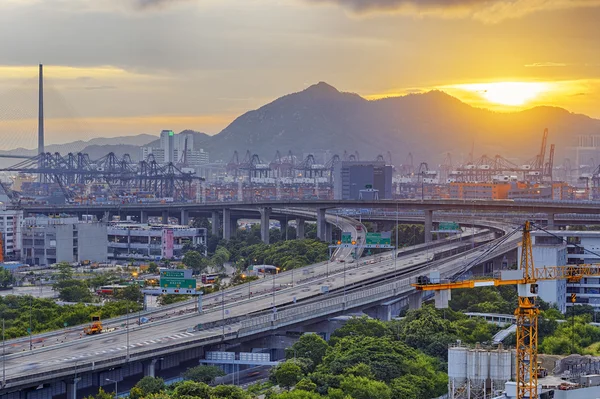 Hong kong highway — Stock Photo, Image