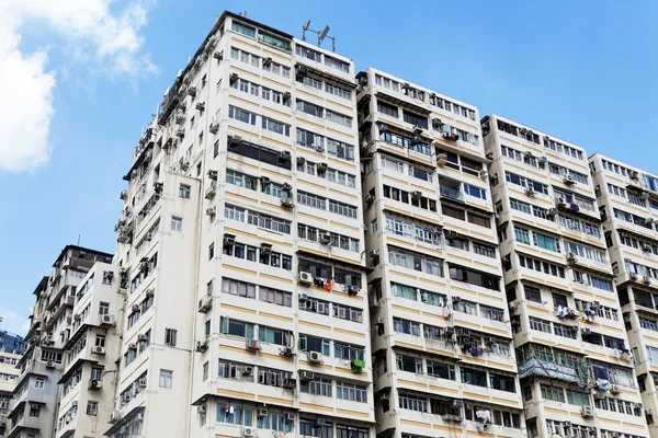 Apartamentos antiguos en Hong Kong — Foto de Stock