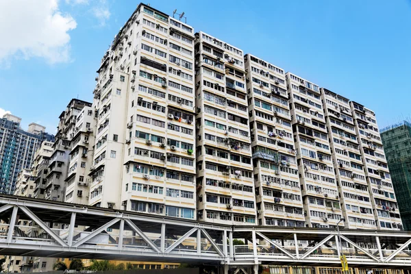 Gamla lägenheter i hong kong — Stockfoto