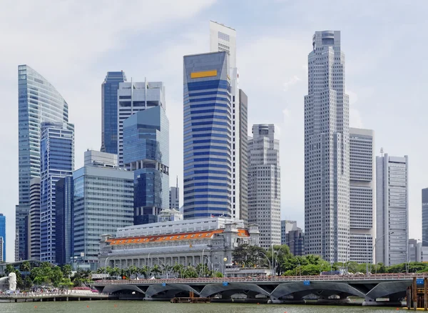 Singapore city skyline — Stockfoto