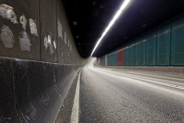 trafik olmadan kentsel tünel