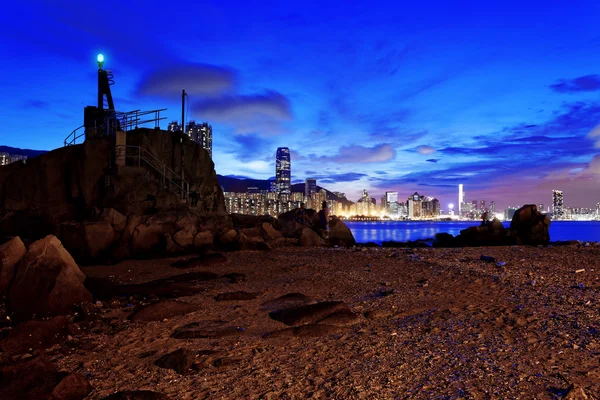 Hong kong sunset — Stockfoto