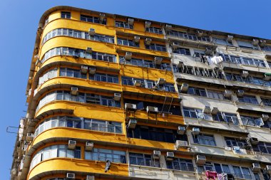 bir gün eski daireler-hong Kong 