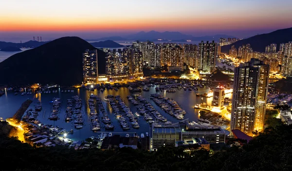 Typhoon skyddsrum i hong kong — Stockfoto