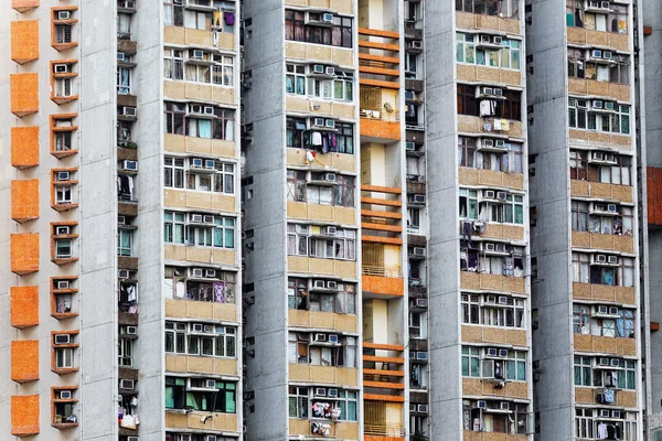 Oude appartementen in hong kong — Stockfoto