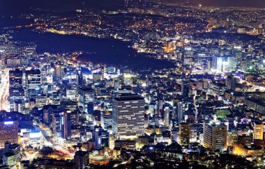 Seul şehir cityscape