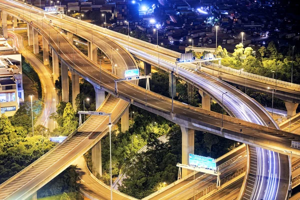 (Hong kong) の高速道路交通 — ストック写真