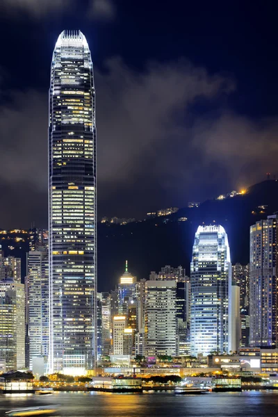 Hongkong på natten — Stockfoto