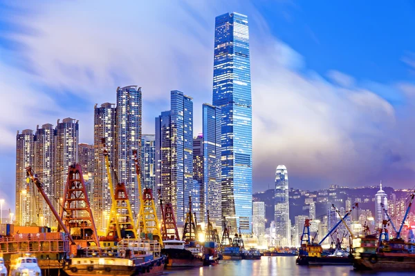 Hong Kong at night — Stock Photo, Image