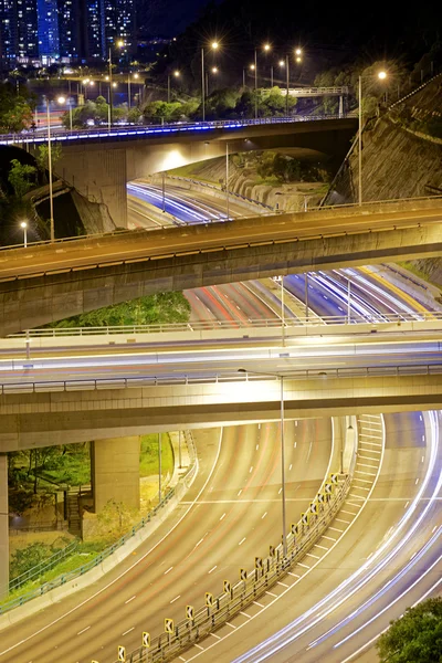 夜の高速道路 — ストック写真