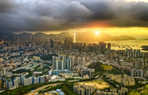 Hong Kong città — Foto Stock