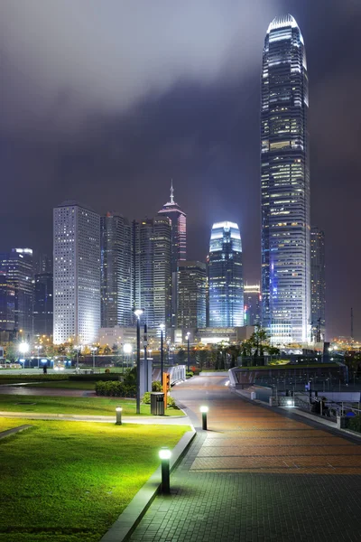 香港晚上的情况 — 图库照片